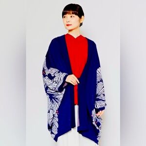 Sweater/Knitwear Kimono (Navy Hisame)